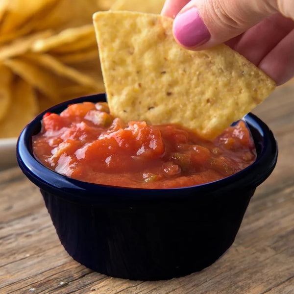 Ramekin Redondo Melamina Negra 2oz Multimenaje