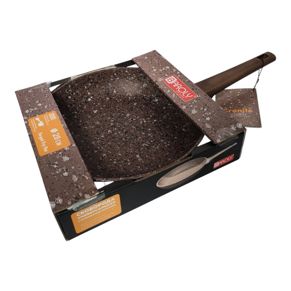 SARTEN FORJADO INDUCCION GRANITO 28CM BAROLY