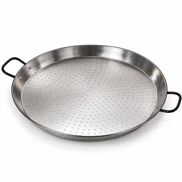 Paellera Acero Pulido 60 cm 20 Porciones - Vaello La Valenciana