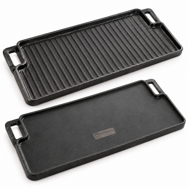 Plancha Reversible de Hierro Fundido 45x25 cm - Multimenaje