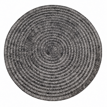 Individual de Mesa Redondo PVC Gris Trenzado 38 cm Multimenaje