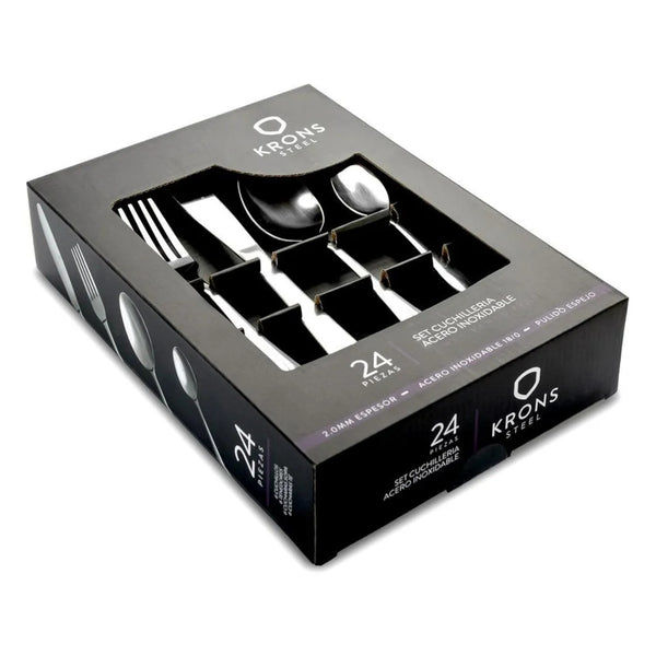 Set Cuchillería Carne 24 piezas Acero Inox. - Krons