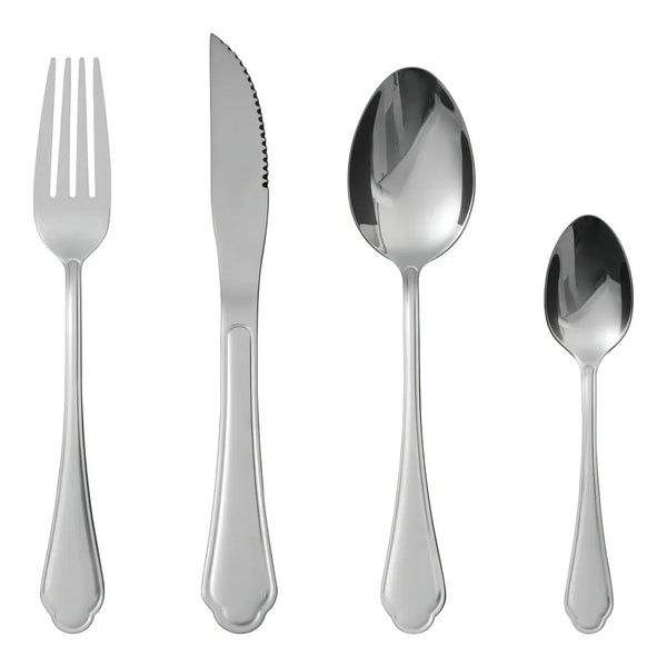 SET CUCHILLERIA CARNE CAMBRIDGE  - ACERO INOXIDABLE 24 PIEZAS - KRONS