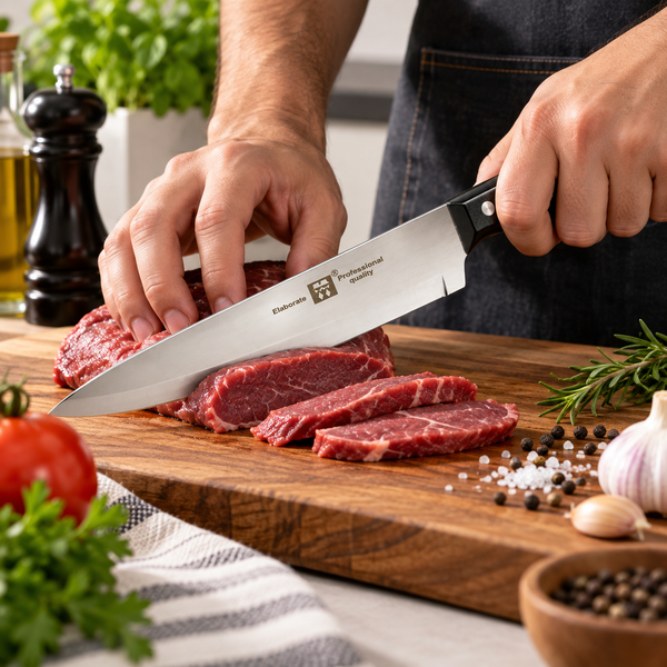 Cuchillo de Cocina 20 cm Acero Inoxidable - Multimenaje