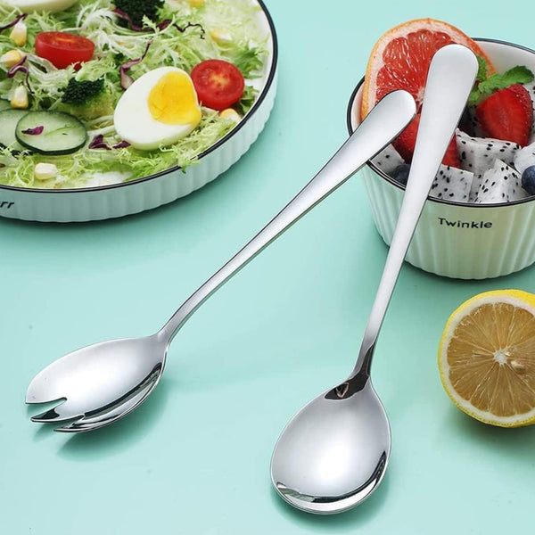 Cucharas Ensaladas 2 Pzas Acero Inoxidable 25cm - Multimenaje