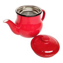 TETERA TE ENLOZADA ROJA 0.5LT CONDOR