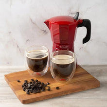Cafetera Petra Inducción Roja 9 Tazas Oroley