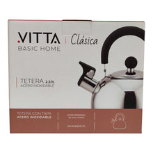 TETERA ACERO INOX. 2.5 LTS CLASICA