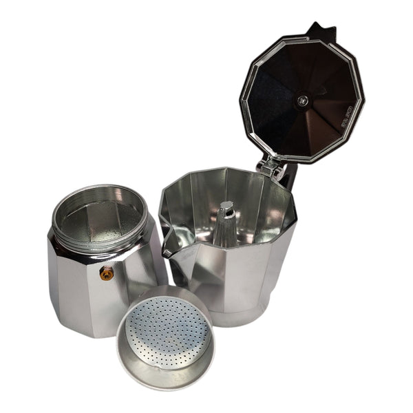 CAFETERA ALUMINIO 6 TAZAS CARONI