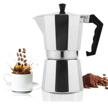 Cafetera Italiana Aluminio 6 Tazas Color Plateado Caroni