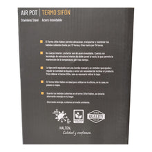 TERMO SIFON INOX. 1,9LT HALTEN