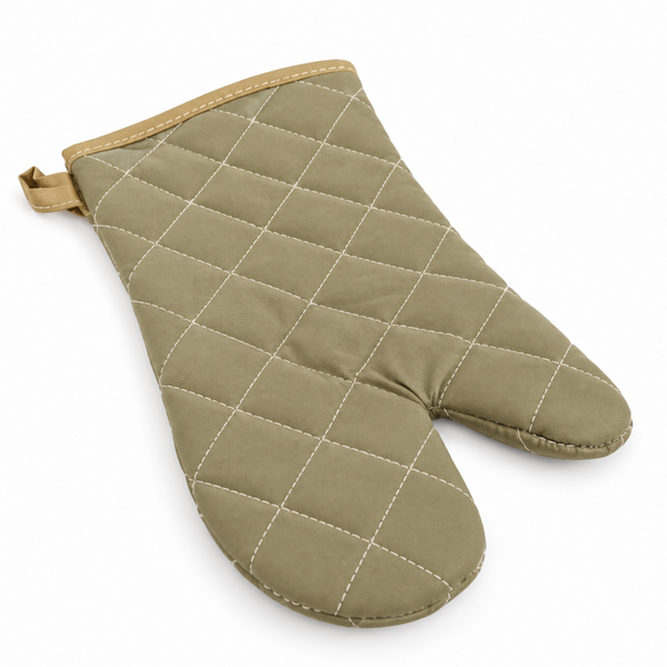 Guante de Cocina Acolchado para Horno 33 cm Beige - Multimenaje