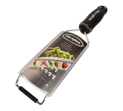 RALLADOR EXTRA GRUESO QUESO VERDURAS NEGRO GOURMET MICROPLANE