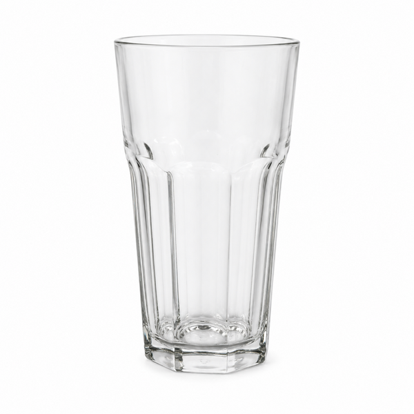 Vaso Alto de Vidrio Cartagena 470 ml 9 x 16 cm-  Multimenaje