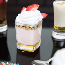 Vaso Vidrio Cuadrado Luckas 6x5cm Red Cherry