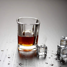 Vaso Vidrio Cuadrado Luckas 6x5cm Red Cherry