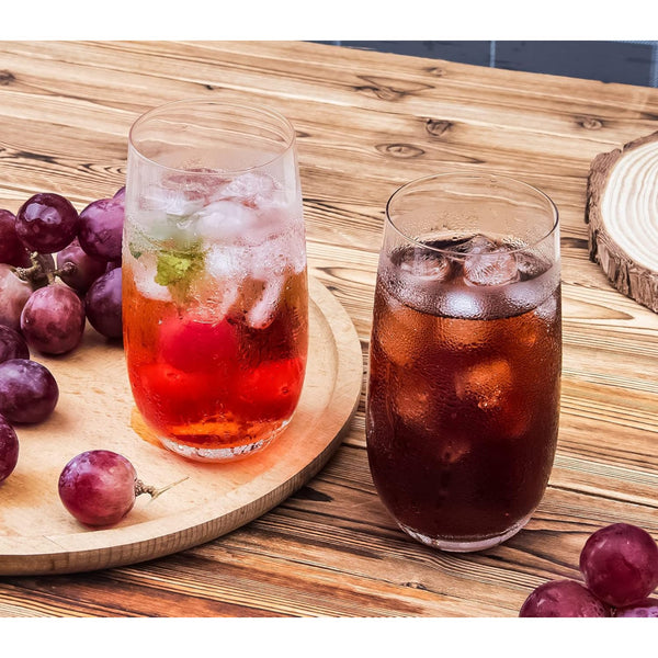 Vaso Vidrio 500ml 14,5x8x8cm - Red Cherry