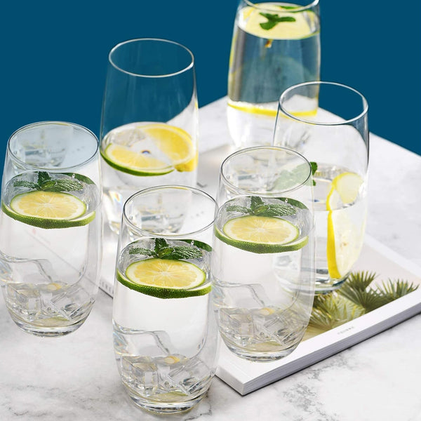 Vaso Vidrio 500ml 14,5x8x8cm - Red Cherry