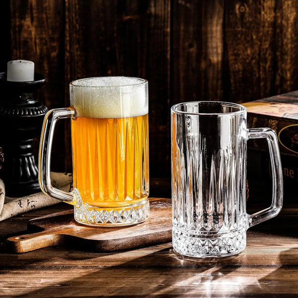 Shopero Vidrio Tallado 600ml 16x9cm Multimenaje