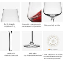 Copa Cristal Vino Bekaa Valley 544ml 23,5x9x9cm - Hausmann