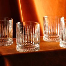 Vaso Rock Vidrio Tallado 326ml 10x8cm Eternal