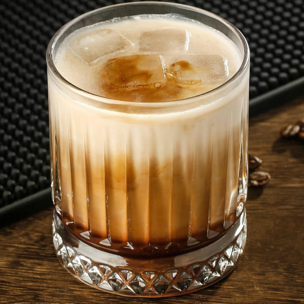 Vaso Rock Vidrio Tallado 326ml 10x8cm Eternal