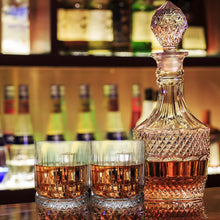 Vaso Rock Vidrio Tallado 326ml 10x8cm Eternal