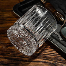 Vaso Rock Vidrio Tallado 326ml 10x8cm Eternal