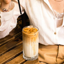 Vaso Alto Vidrio Tallado 445ml 14,5x8cm Eternal