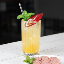 Vaso Alto Vidrio Tallado 445ml 14,5x8cm Eternal