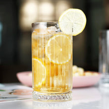 Vaso Alto Vidrio Tallado 445ml 14,5x8cm Eternal