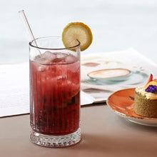 Vaso Alto Vidrio Tallado 445ml 14,5x8cm Eternal