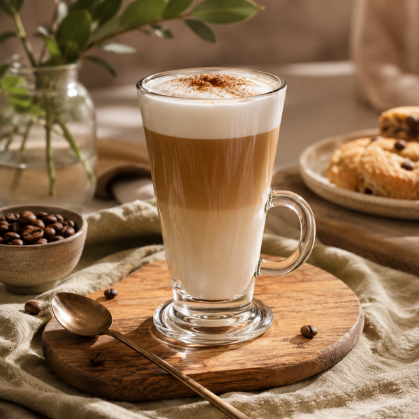 Mug Para Café Set 4 Unidades 295 Ml Vidrio Transparente - Kimglass