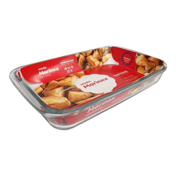 ASADERA RECT. MARINEX 34,6X20,9X5,2cm 2,2L