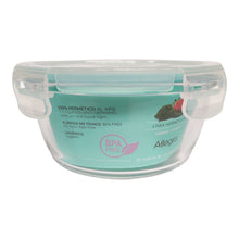 CONTENEDOR HERMETICO VIDRIO REDONDO 370CC ALLEGRA