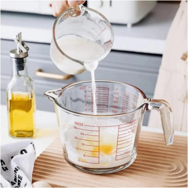 Jarra Medidora Graduada Vidrio 1lt Wens