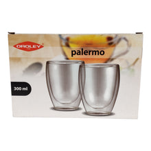 VASOS DOBLE PARED SET 2 UNID. PALERMO 300 ML OROLEY
