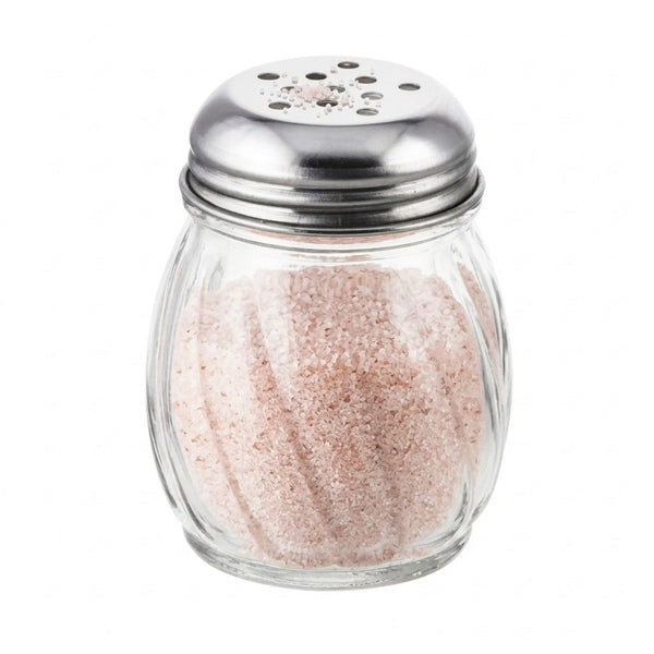 Salero Especiero Vidrio Con Tapa Inoxidable 180Ml Multimenaje