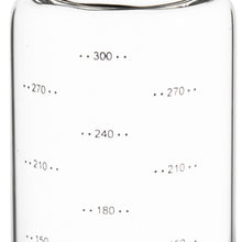 ACEITERA EN VIDRIO DE BOROSILICATO GRADUADA 300ML 18X6,6CM  MULTIMENAJE