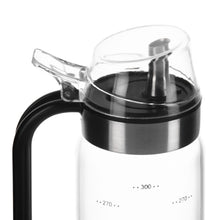 ACEITERA EN VIDRIO DE BOROSILICATO GRADUADA 300ML 18X6,6CM  MULTIMENAJE