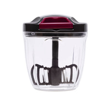 Picadora Batidora Manual 900 ml con Cuchillas de Acero Inoxidable - Jata