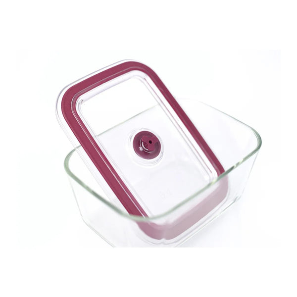 Set 3 Recipientes Herméticos de Vidrio Borosilicato con Tapa al Vacío (500 ml, 800 ml y 1.500 ml) - Jata