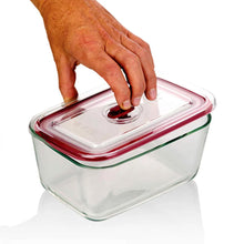 Set 3 Recipientes Herméticos de Vidrio Borosilicato con Tapa al Vacío (500 ml, 800 ml y 1.500 ml) - Jata