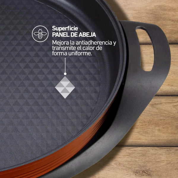 Paellera Eléctrica Antiadherente 38cm 2000W - Jata