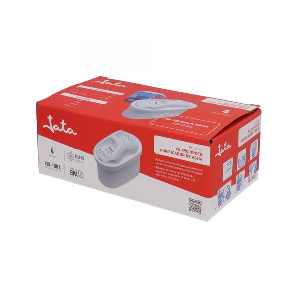 Pack 4 Filtros Iónicos para Jarra Purificadora de Agua - Jata