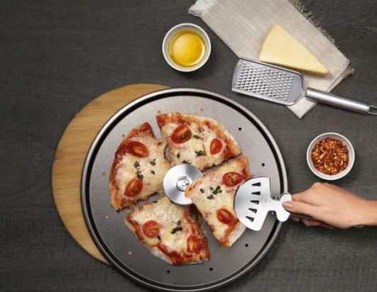 MOLDE PIZZA PERFORADO ANTIADHERENTE BRINOX